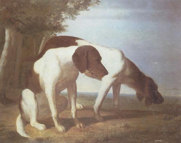 Jacques-Laurent Agasse Foxhounds in a Landscape Norge oil painting art